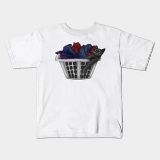 Laundry Cat Kids T-Shirt